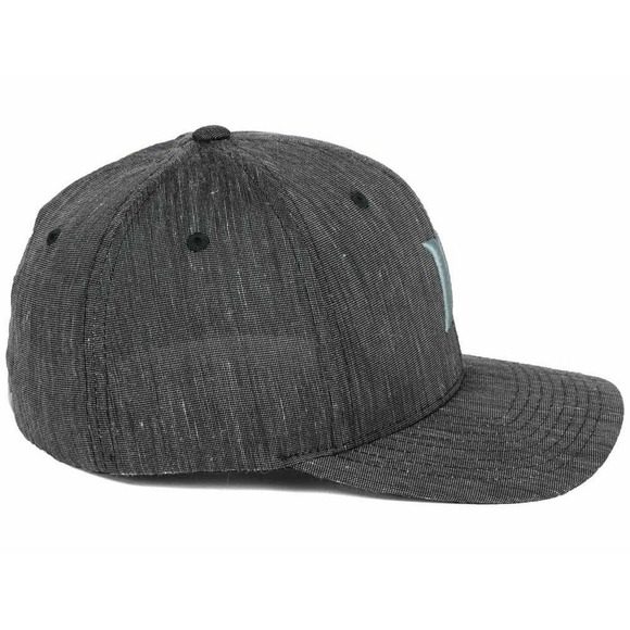 Hurley Men's Black Suits Flex Fit Hat Cap - Graphite Texture (Small/Medium) - Picture 4 of 5